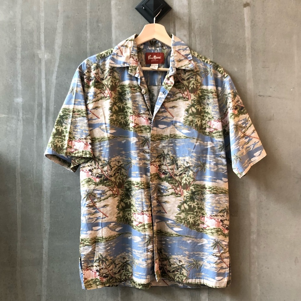Hawaiian Button Down Dad Shirt